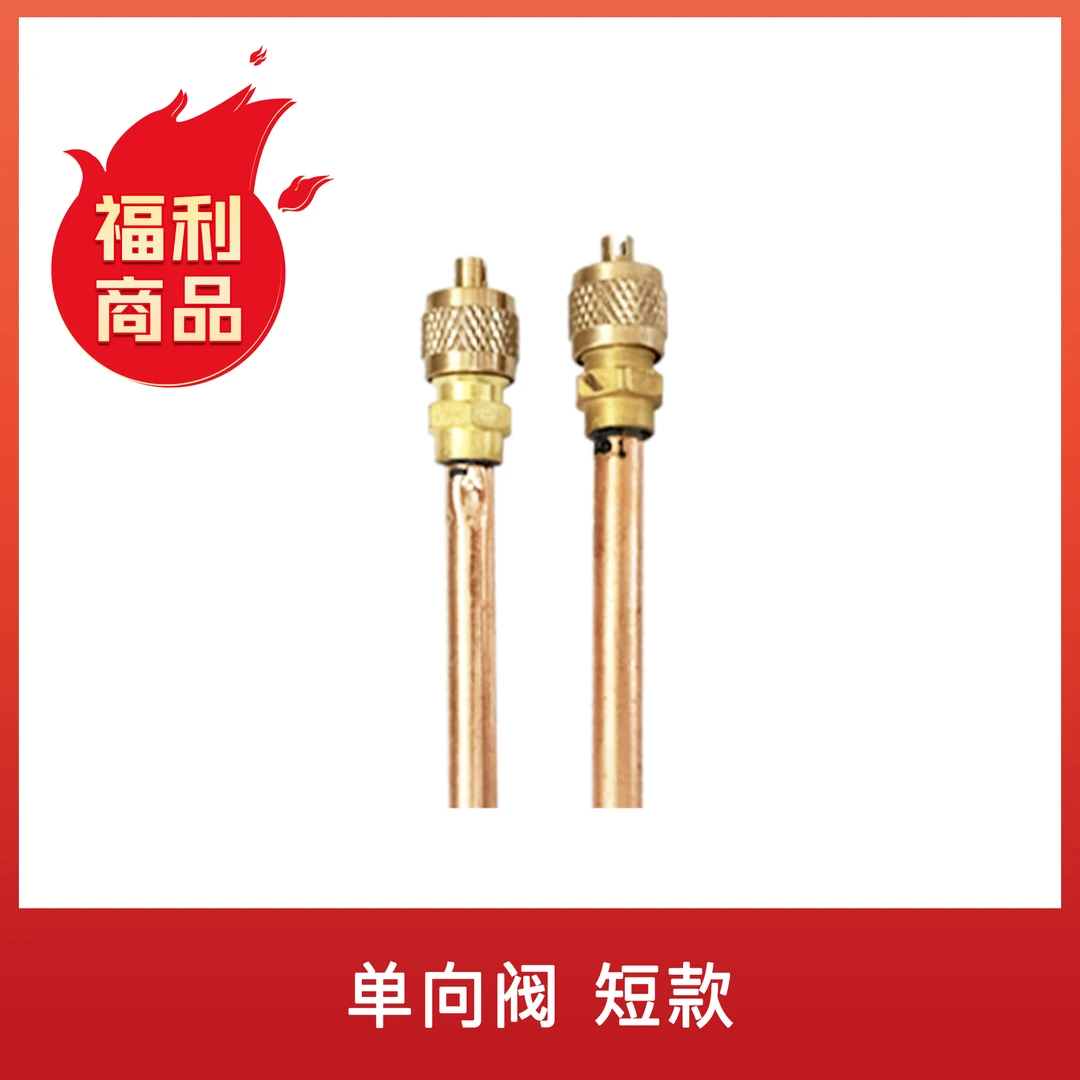 【包邮5个】单向阀冰箱单向阀短款冰箱冰柜雪种加氟嘴铜管
