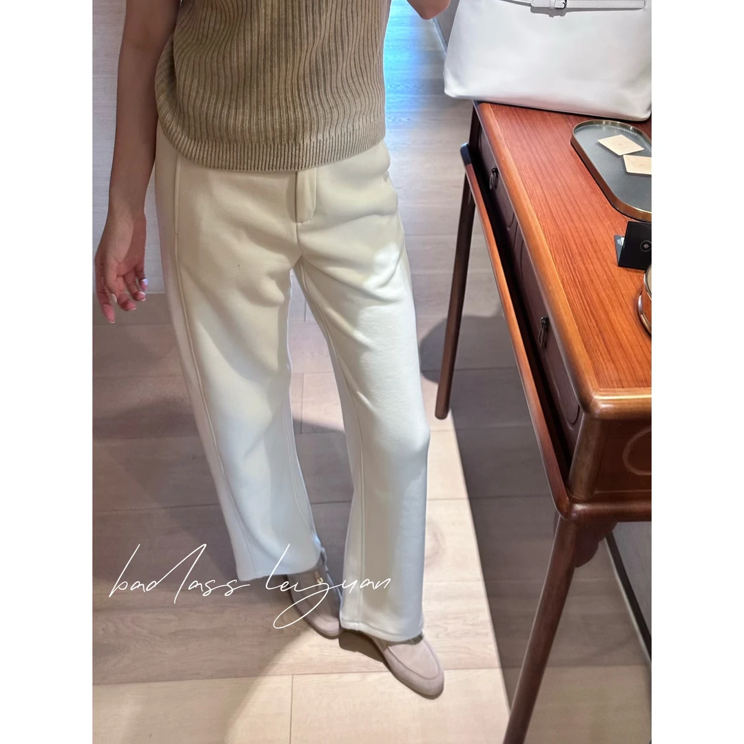 【王炸神裤】LEYUAN·保暖面料显瘦裤缝前移直筒休闲长裤