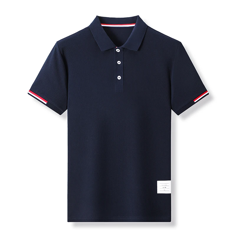 夏季重磅百搭Polo衫男士纯棉短袖t恤夏季翻领上衣时尚潮牌商务