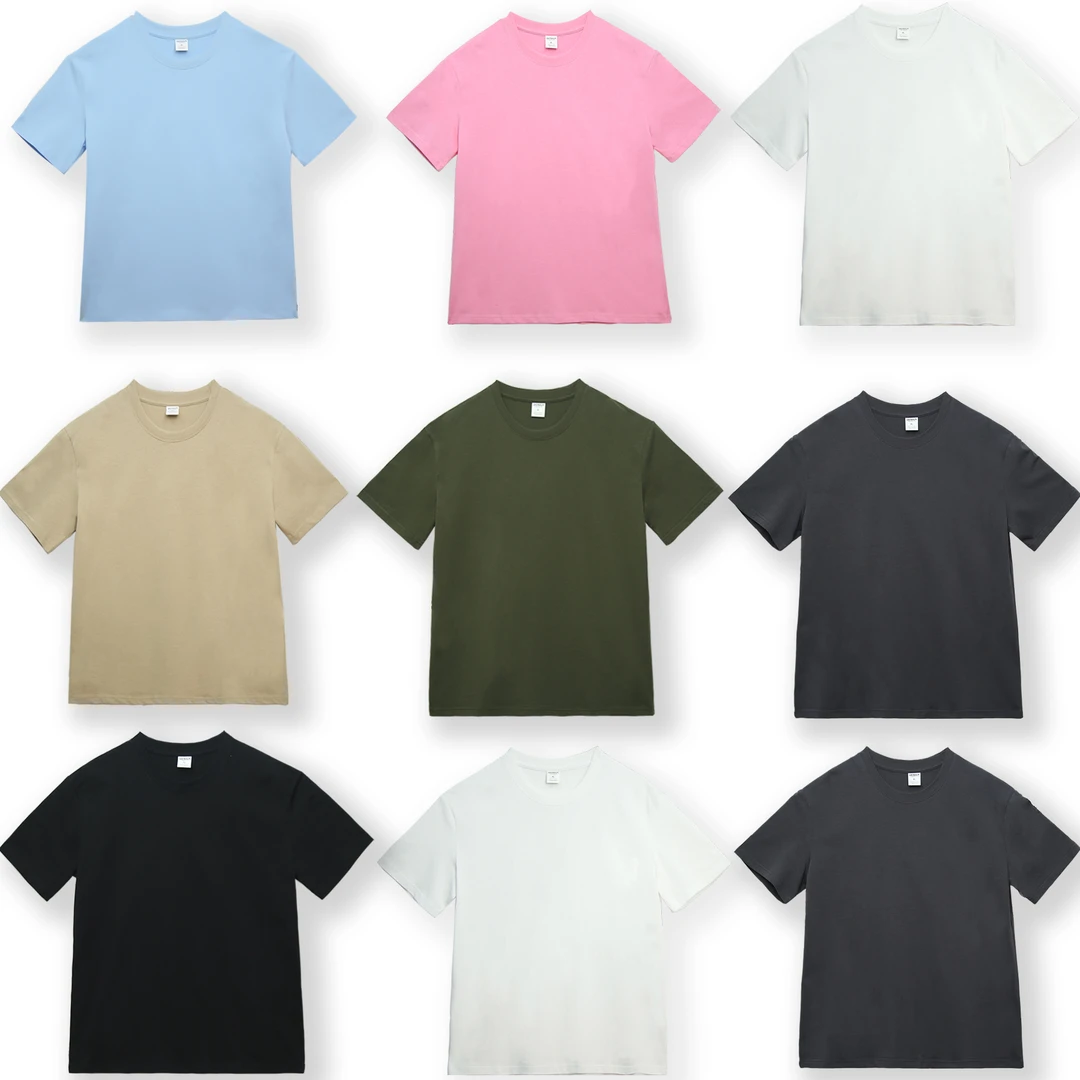 两件装/买一送一夏季纯棉半袖男女同款显瘦百搭纯色T血高考毕业季