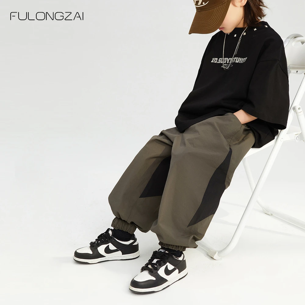 （现货）FULONGZAI亲子童装2024夏季男女童新款中大童洋气长裤子