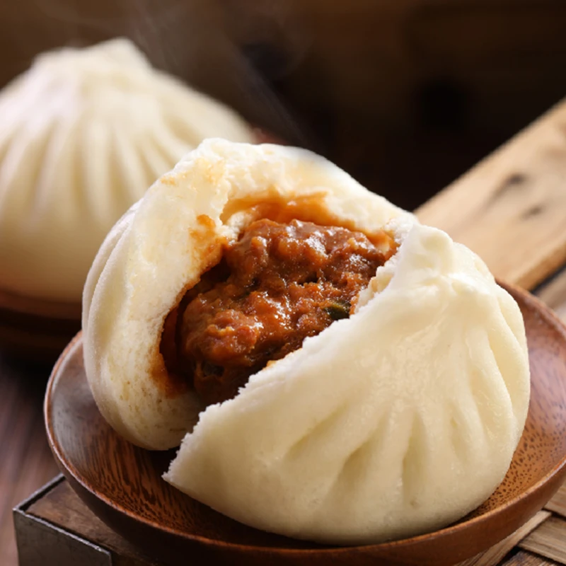 广式早茶点心预制包子京葱酱肉包广东早餐顺丰包邮速食半成品
