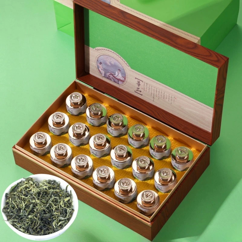 【专属】碧螺春茶叶礼盒装正宗苏州原产地明前绿茶小罐礼盒礼品茶