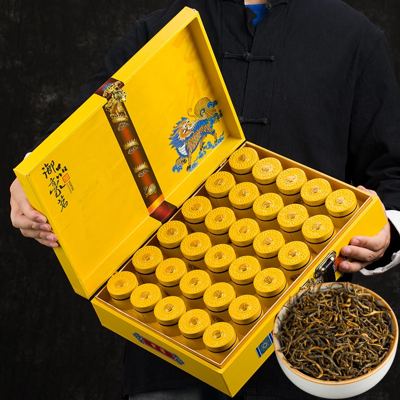 中秋送礼长辈正品新茶金骏眉茶叶武夷山蜜香型红茶精美小罐礼盒装