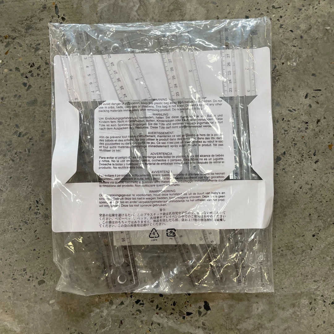 全新未使用  TFTT 尺子