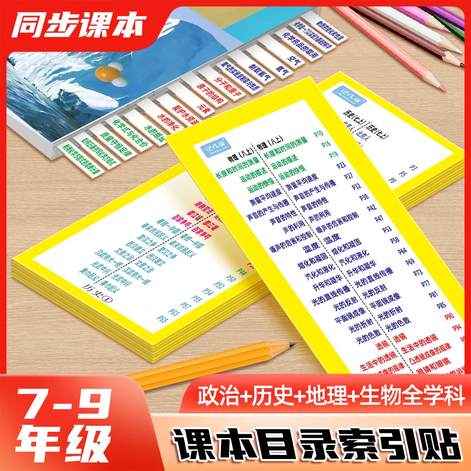 M【记忆猫】便利贴活页本纸质索引贴标签贴纸学生用笔记本书签ML1