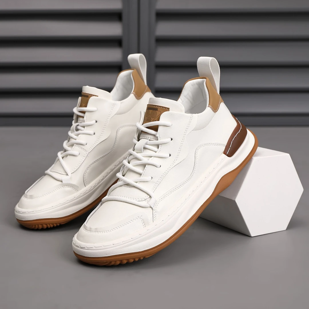 8858-时尚男士春秋冬季2024透气新款运动鞋百搭潮鞋休闲板鞋