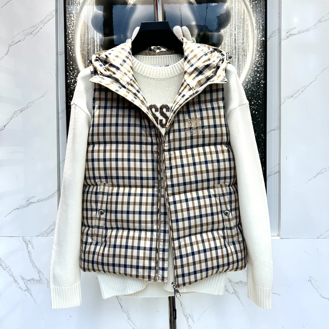 46-54【VOE马甲羽绒】新款冬季保暖羽绒马甲休闲百搭轻奢潮流商务