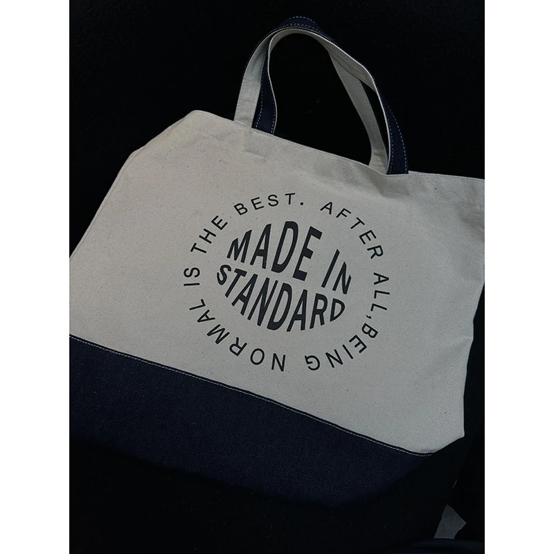 【大容量帆布包】新款百搭韩系印花字母设计大容量帆布包 ZUU17012