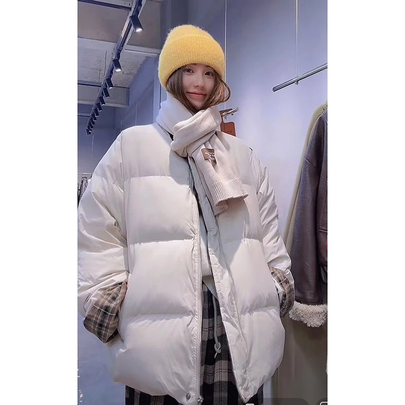 【围巾羽绒服】冬季新款小众设计保暖白鸭绒保暖围巾羽绒服 ZFI8356