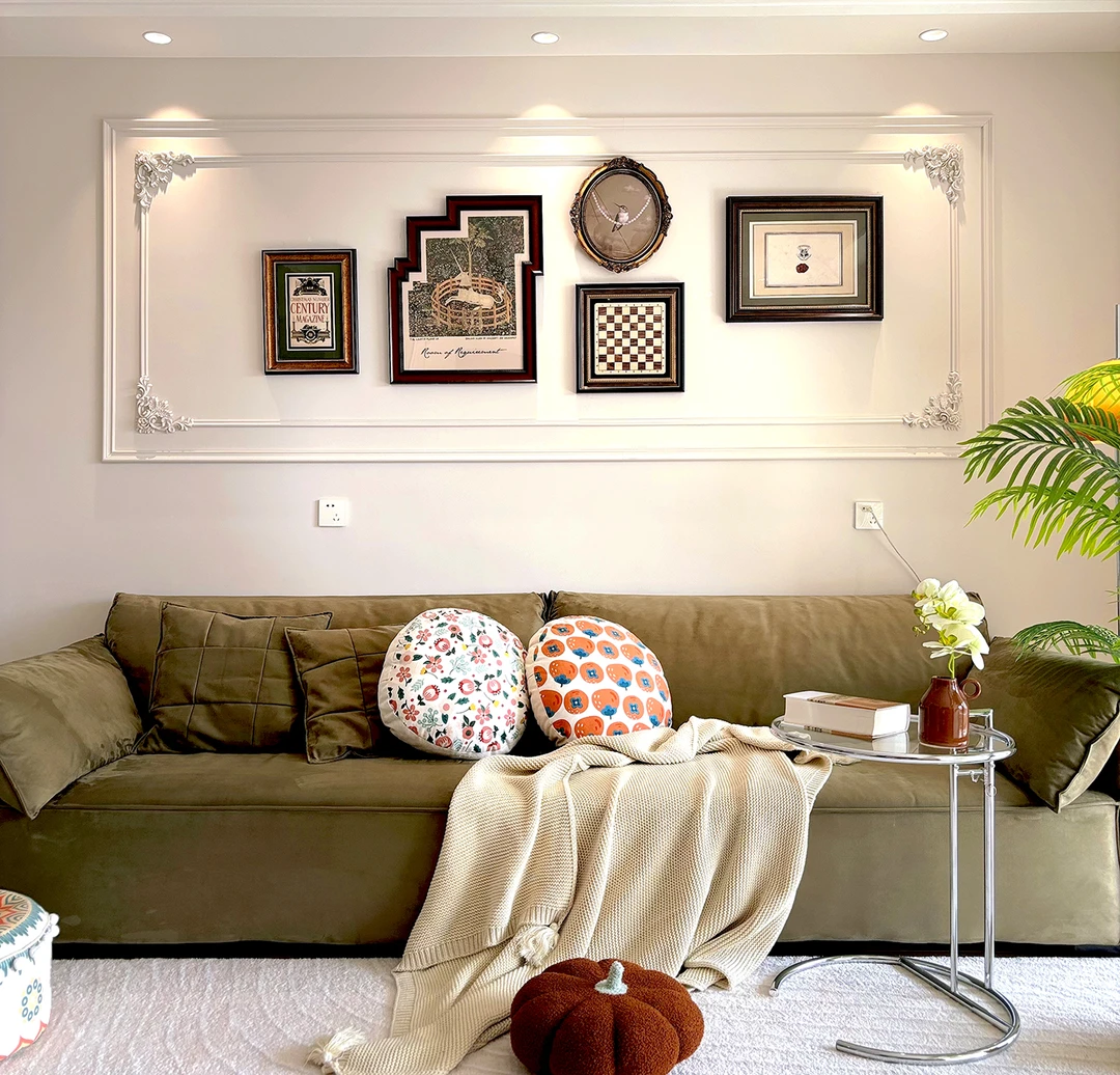 组合装饰画套装美式法式欧式现代客厅沙发背景