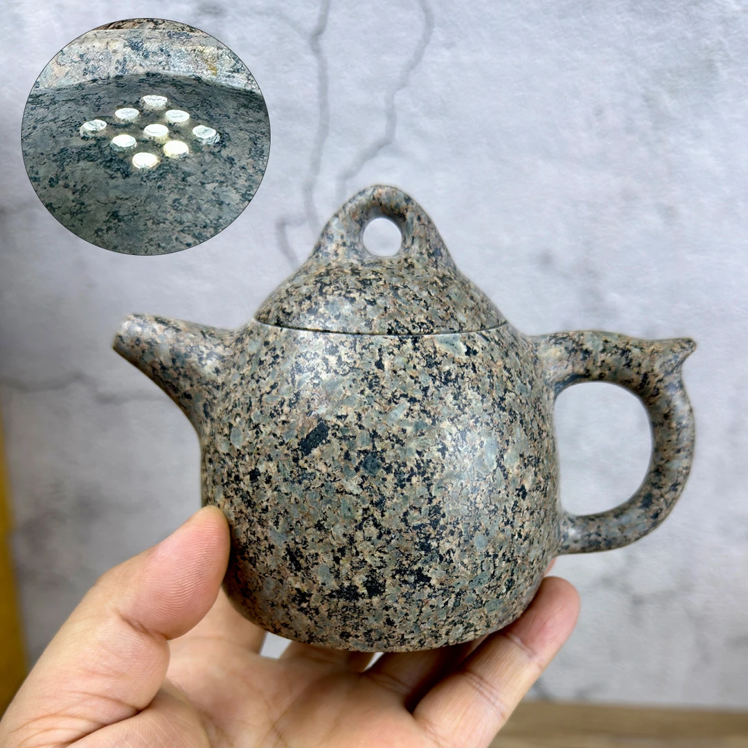 中华麦饭石九内孔秦权壶260毫升 哑光