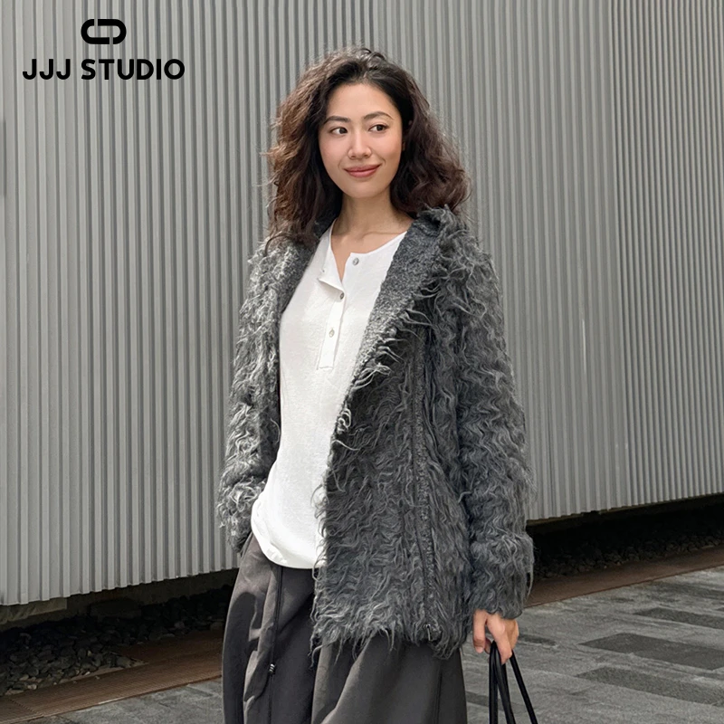 JJJ STUDIO 灰色针织衫 JUWFW1Z279