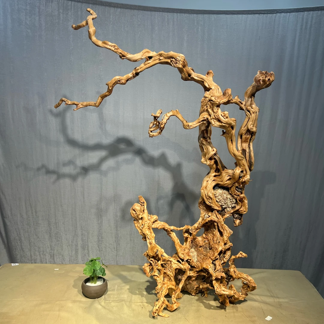 杜娟根灯架摆件，鸟站架