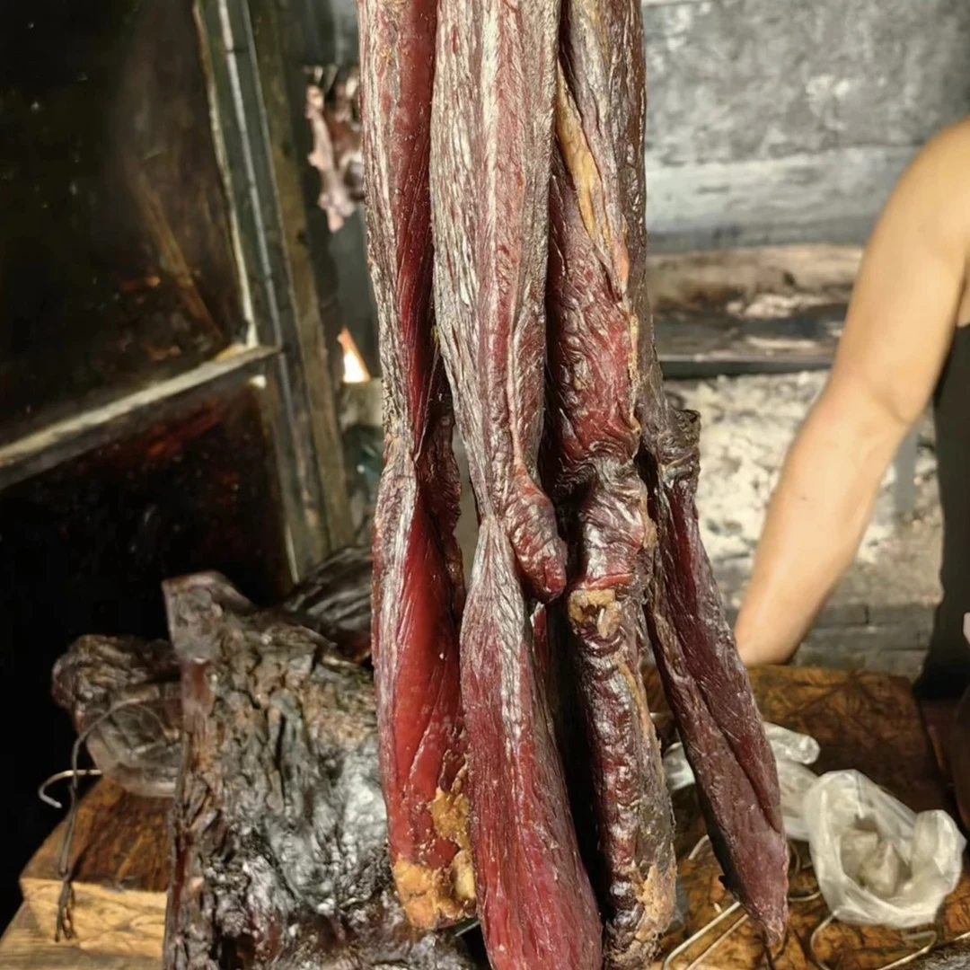 【腊牛肉】农家熏制腊牛肉下酒
