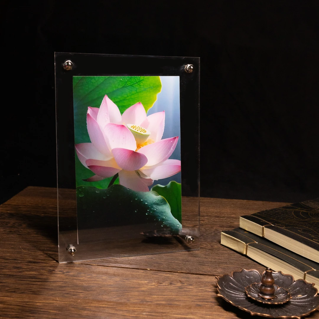 荷花图/洗手间荷花摆台