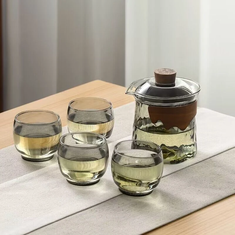 水杯过滤容量便携玻璃茶杯耐热防烫泡茶盖碗