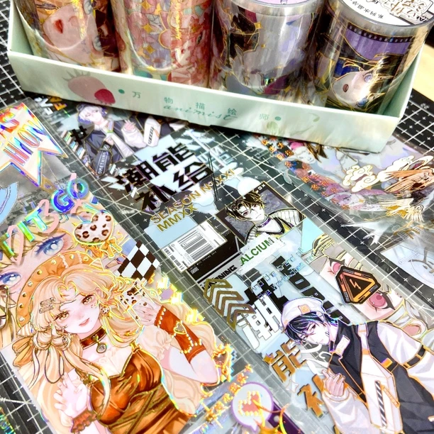 高货特材 镭射烫金立体浮雕 可Diy手机壳 流麻 咕咔