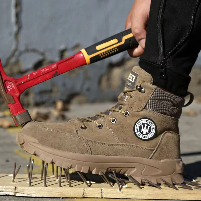 加绒劳保鞋冬季保暖钢头凯夫拉防砸防刺穿电焊工地8309