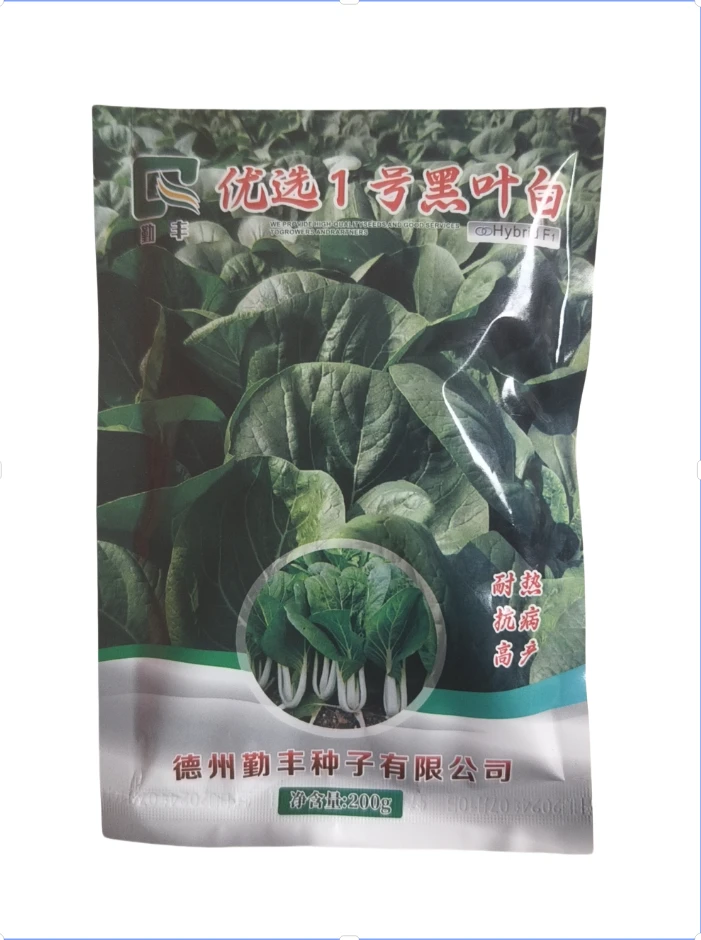 优选1号黑叶白小白菜（200克）夏季冬季品质产地品种
