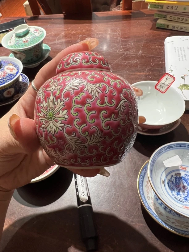 景德镇草帽款小号罐