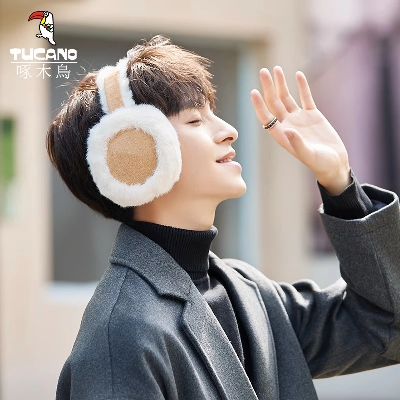 耳罩男冬季防风护耳保暖耳套学生毛绒耳捂子骑车加绒防冻防寒耳包