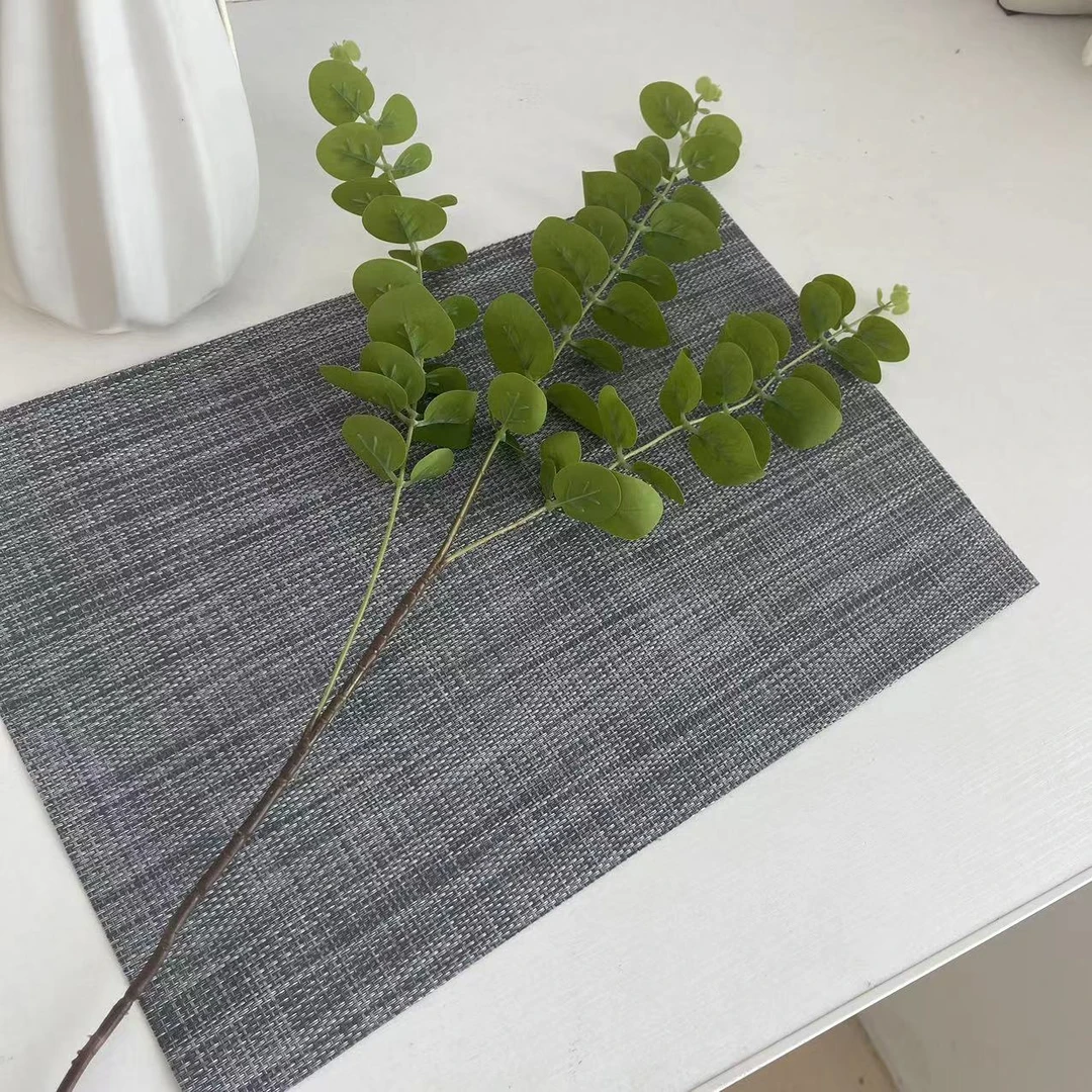 北欧风高档尤加利叶仿真花假花干花绿叶植物客厅现代装饰插花摆件