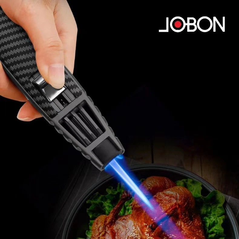 JOBON-700大冲力点火器家用户外烧烤点火枪充气打火机蓝焰直喷