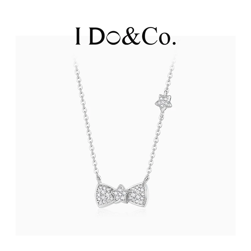 I Do&Co. 坠链均925银 星愿蝴蝶结项链女毛衣链小众礼物送女友
