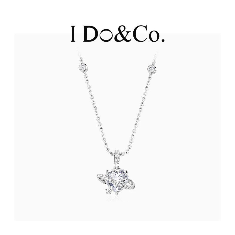 I Do&Co. 坠链均925银 心动轨迹项链女 轻奢小众高级感礼物送女友