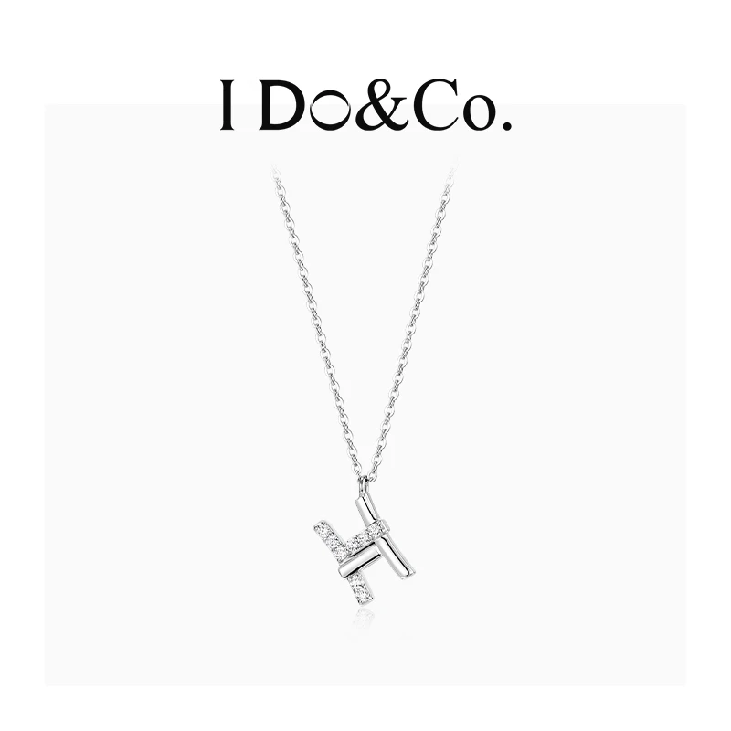 I Do&Co. 坠链均925银 相拥项链女925银轻奢锁骨链 礼物送女友