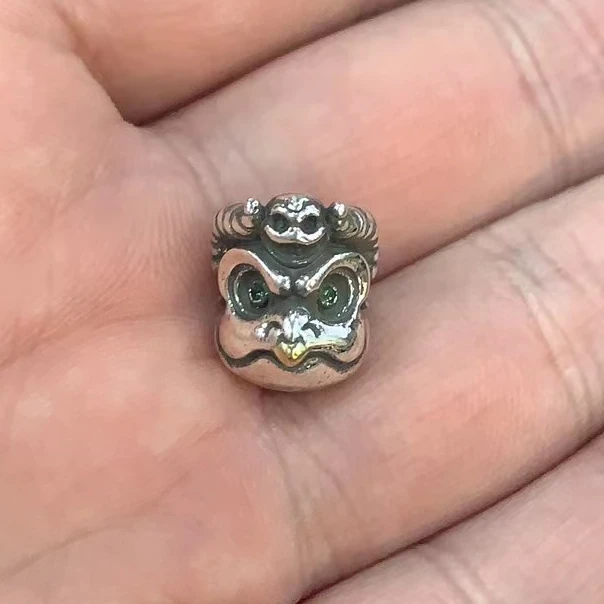 铜合金手链 铜合金手链 编号522--镀金大鹏11X12单颗