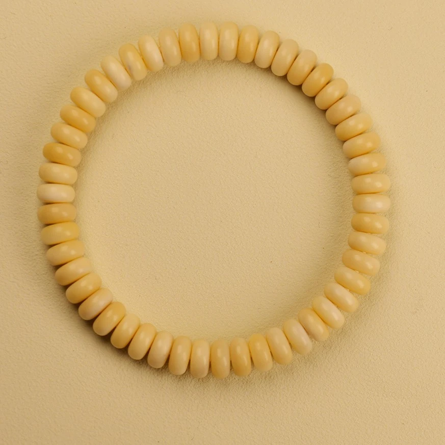 南椰子片珠手串7×4 单圈