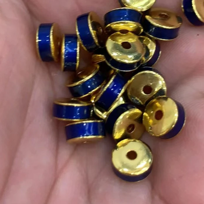 ---226--黄铜蓝色彩色隔片 多样性发其一