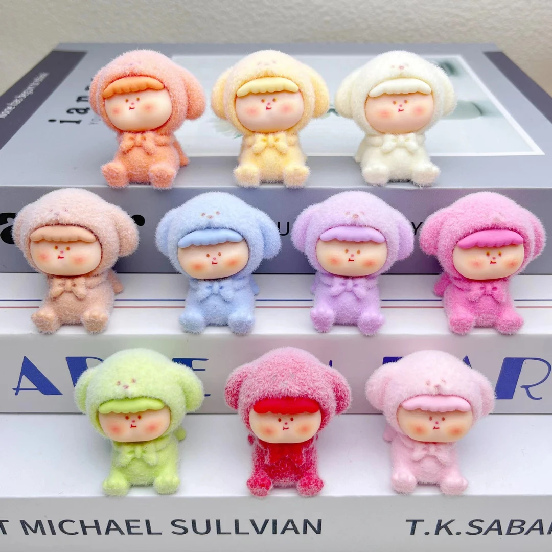 【直播拆】摆烂坐姿植绒莉丝可爱DIY手工网红创意家居摆件