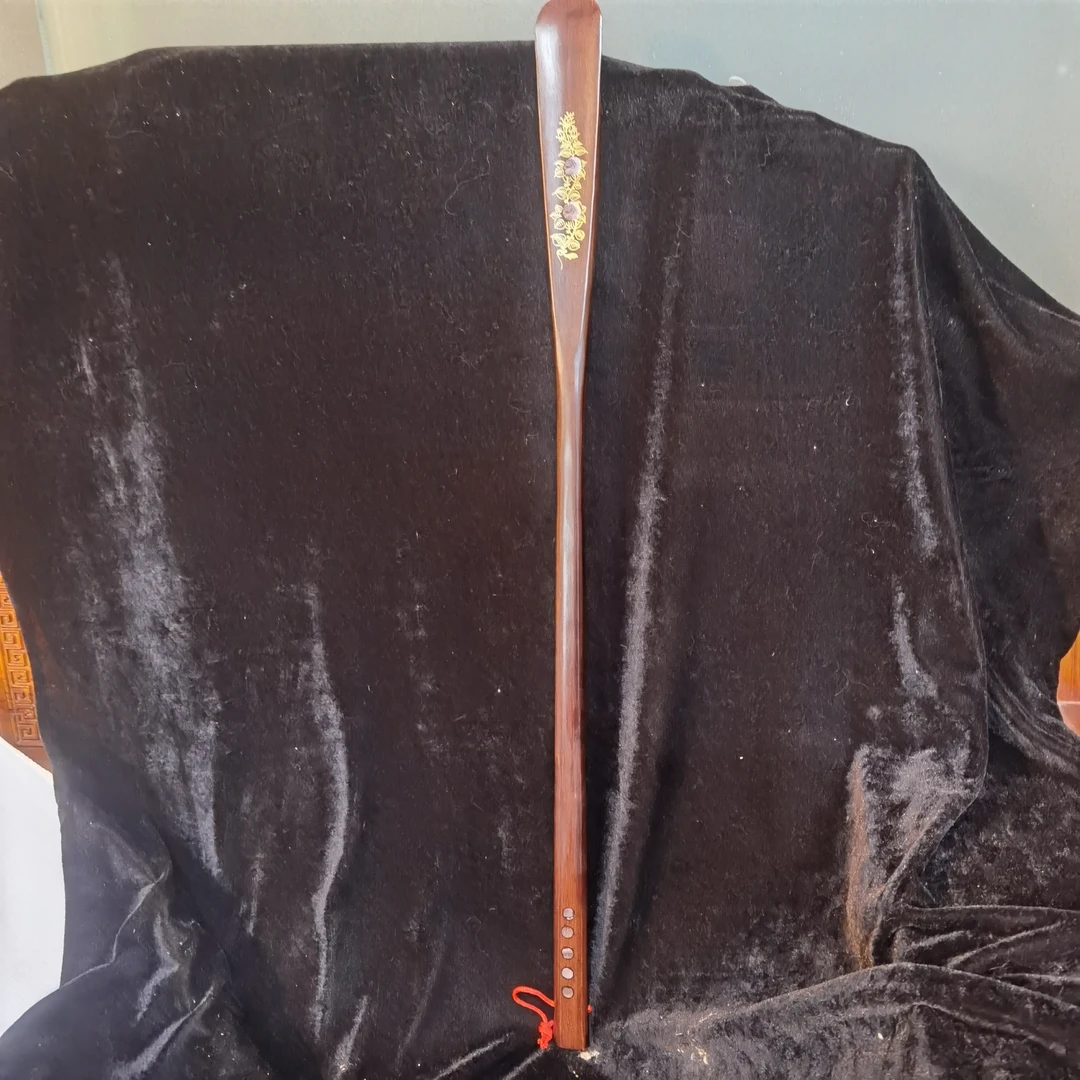 鸡翅木长款鞋拔放门口换鞋神器方便快捷实木鞋拔子长柄家用提鞋器