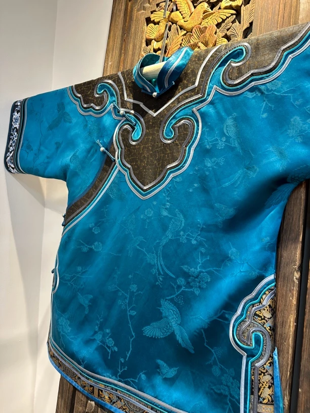 桑蚕丝国风斜襟上衣订制款链接盲拍随发货（老面料有微瑕介意勿拍）