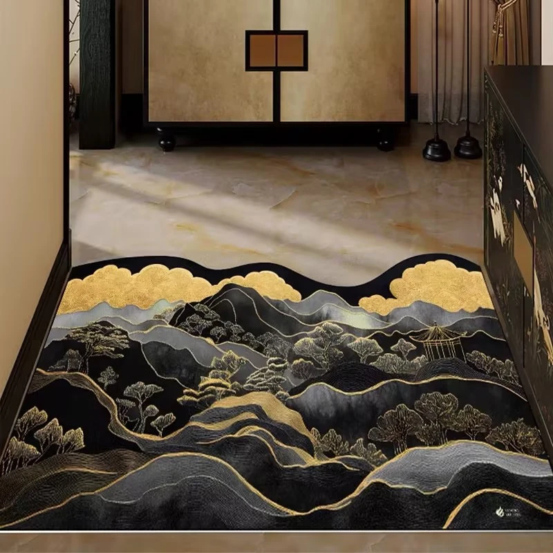 F072【100*120cm】硅藻泥吸水速干卫生间浴室防滑厕所床边卧室毯