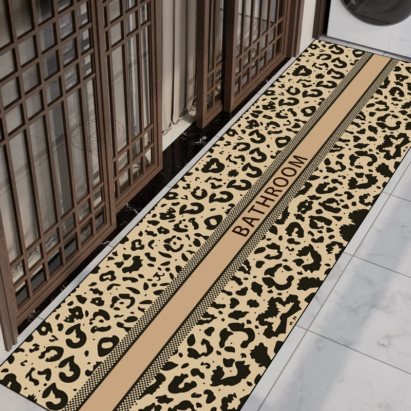 X190-8【60*200cm】硅藻泥阳台飘窗床边地垫移门长条吸水地毯门垫