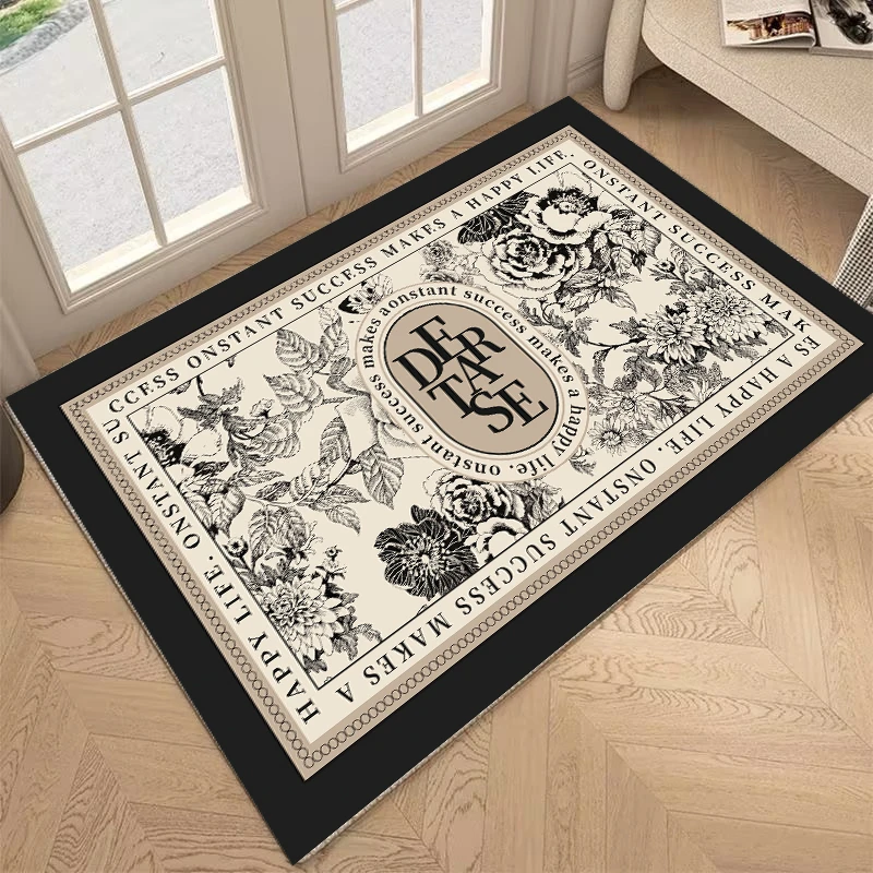 X1303【80*120cm】硅藻泥入户门垫进门地垫门口玄关防滑免洗地毯