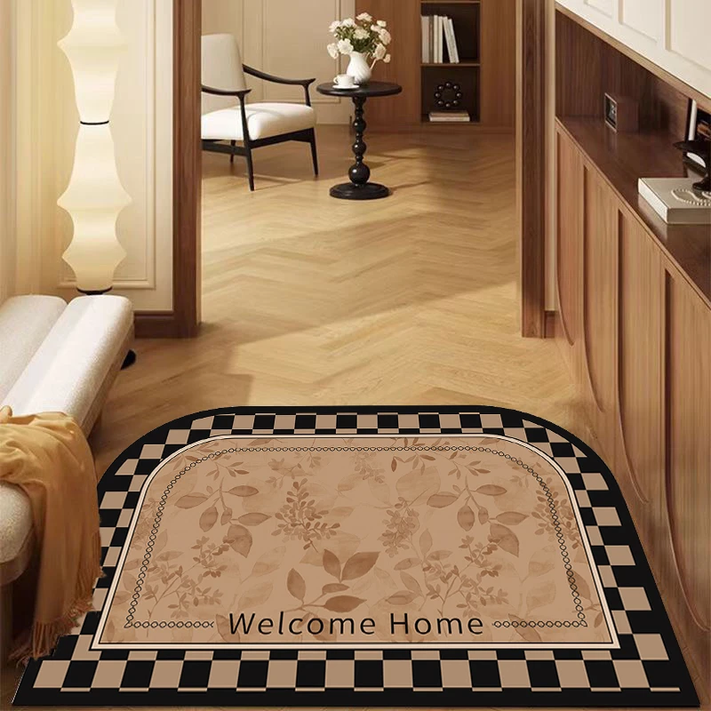 X147-7【80*120cm】硅藻泥入户门垫进门地垫门口玄关防滑免洗地毯