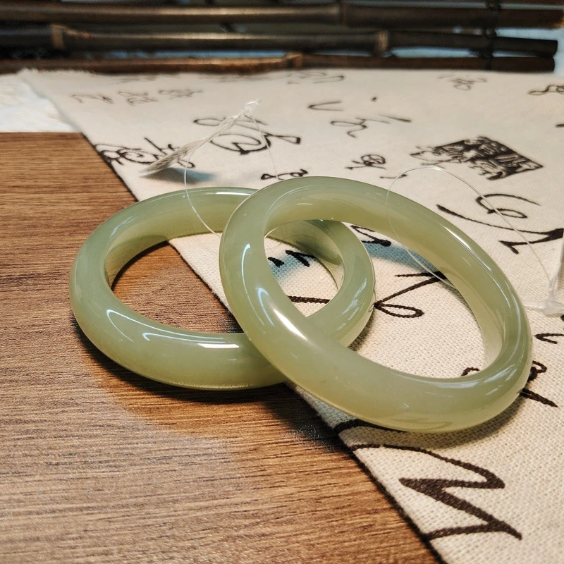 和田玉晴水手镯多样性发一