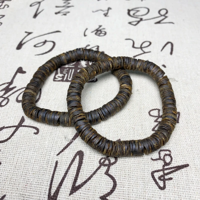 约8mm沉水沉香药片单圈手串多样性发一