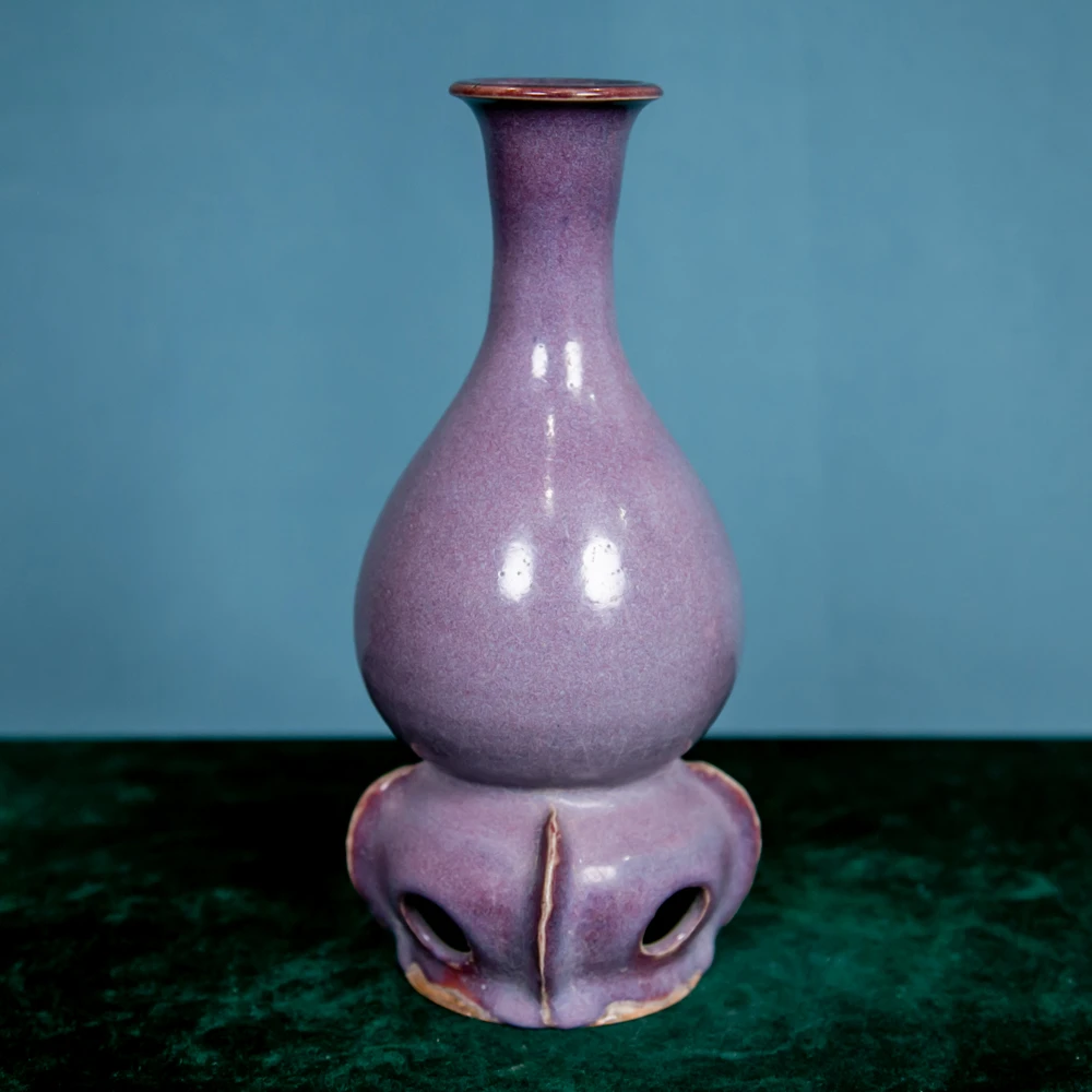 钧窑连座瓶JY123