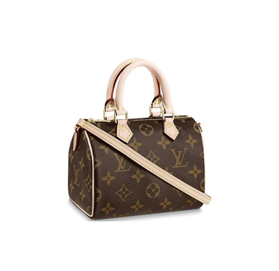 全新未使用 LouisVuitton/路易威登 speedy nano波士顿单肩包女士