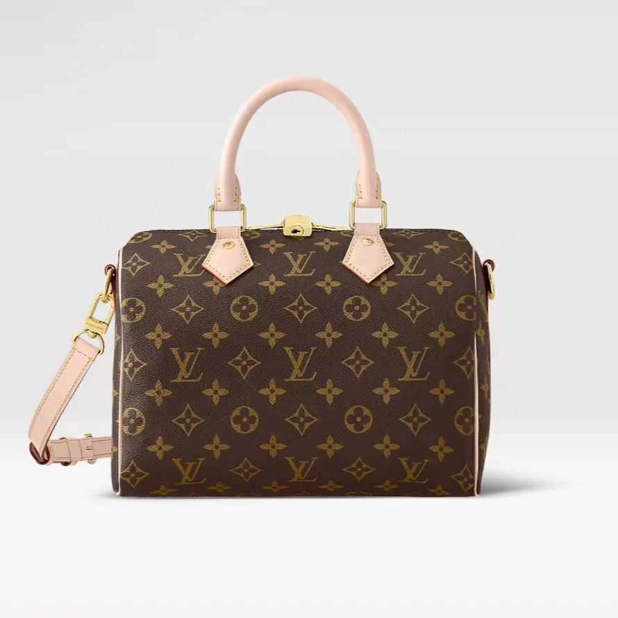 未使用 LouisVuitton/路易威登 [bob专属]Speedy25芯片款单肩包