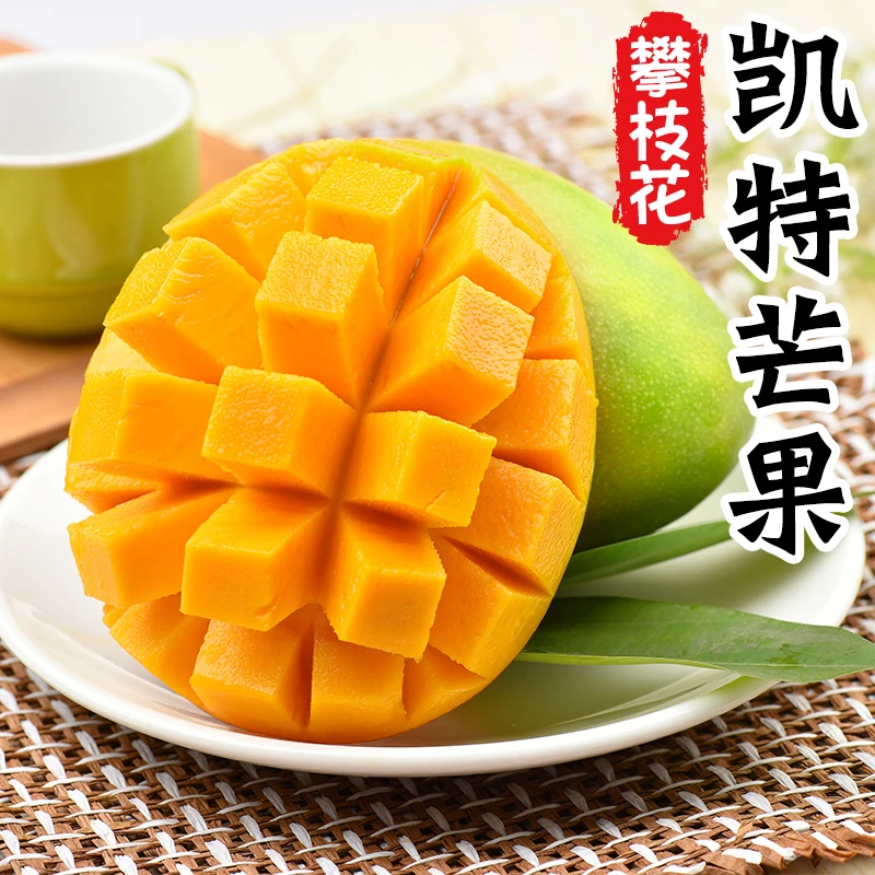 【猪猪专属】四川攀枝花凯特芒果大芒果香甜肉厚3斤5斤8斤催熟食用