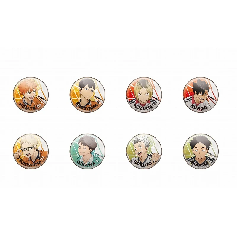 排球少年好敌手好对手吧唧徽章75mm 盲盒代拆