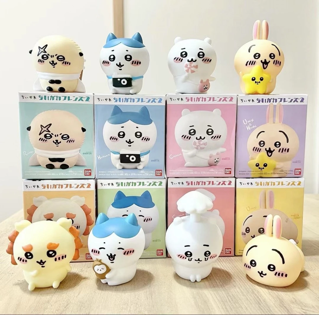 chiikawa吉伊卡哇小伙伴们玩偶食玩摆件手办全8种 明盒单领直发