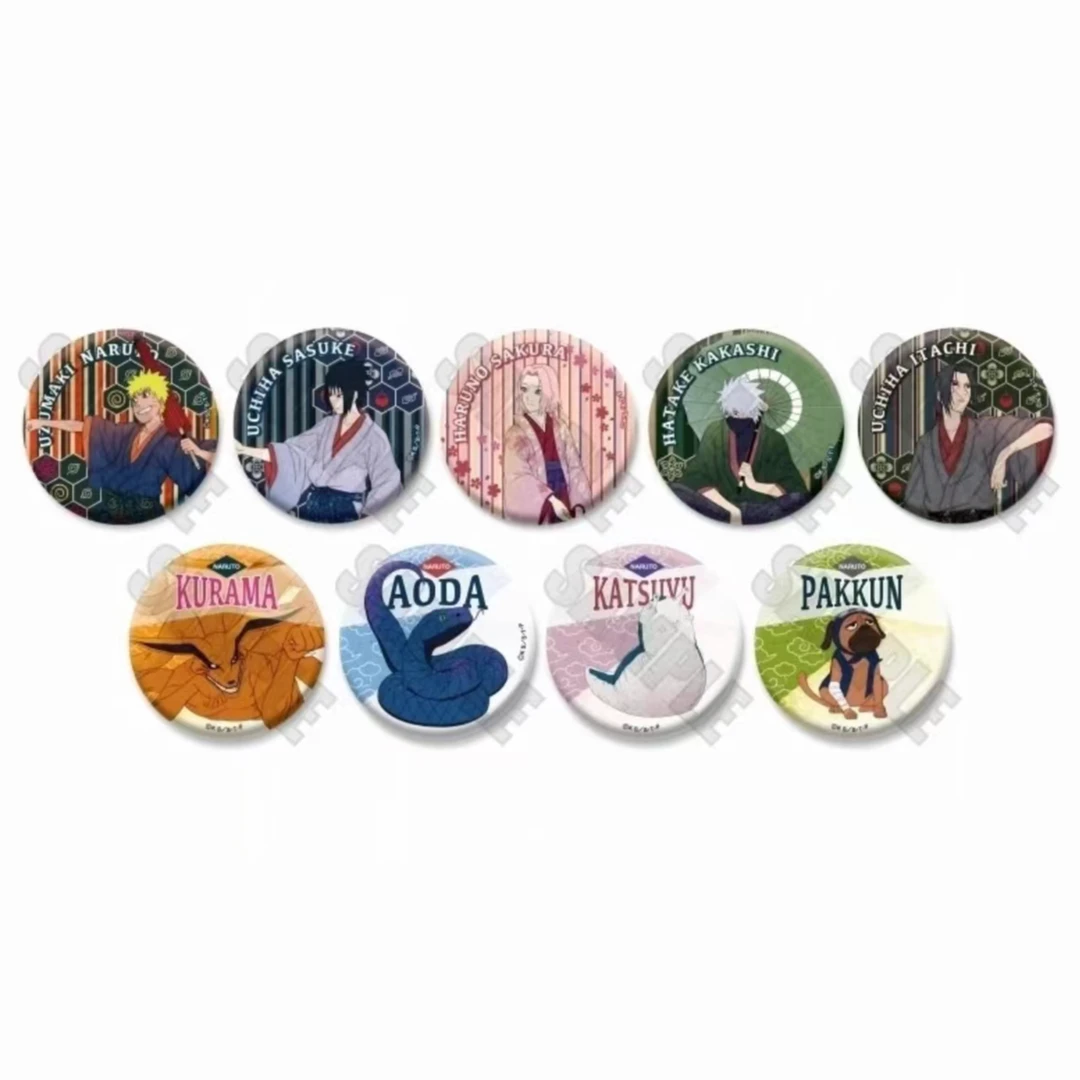 火影忍者百物语闪吧唧徽章 盲盒代拆